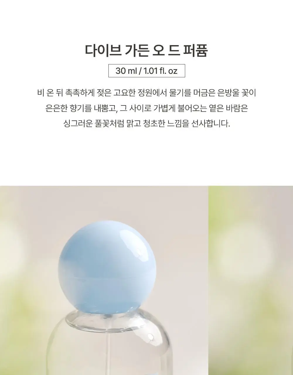 [은방울꽃정원향] 루아페 다이브 가든 EDP 30ml (단품/기획) 상세페이지 6